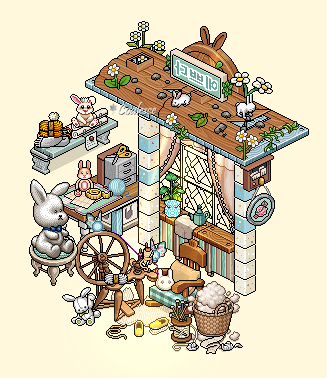 Cottage Bunny Atelier 🧶
Easter Series 2/3 🐰
Built on <a href="/habboxfrance/">Habbox</a>