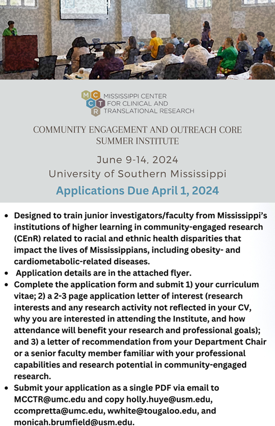 MS Center for Clinical and Translational Research tweet media