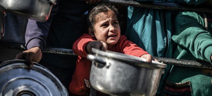 1 de cada 3 niños menores de 2 años sufre actualmente desnutrición aguda en norte de Gaza, mientras 1.1 millones de palestinos enfrentan hambre catastrófica e inanición. Trabas para entrada ayuda humanitaria a la Franja son parte de genocidio de Israel vs pueblo de Palestina.