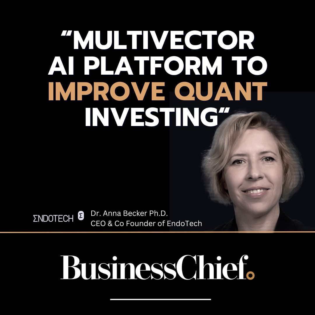 What a way to start the week! 🎉🎉🎉 BusinessChief features EndoTech's #AI platform for improving quant investing. 👏👏👏 This is the future of #investing. lnkd.in/dyuD-VW6