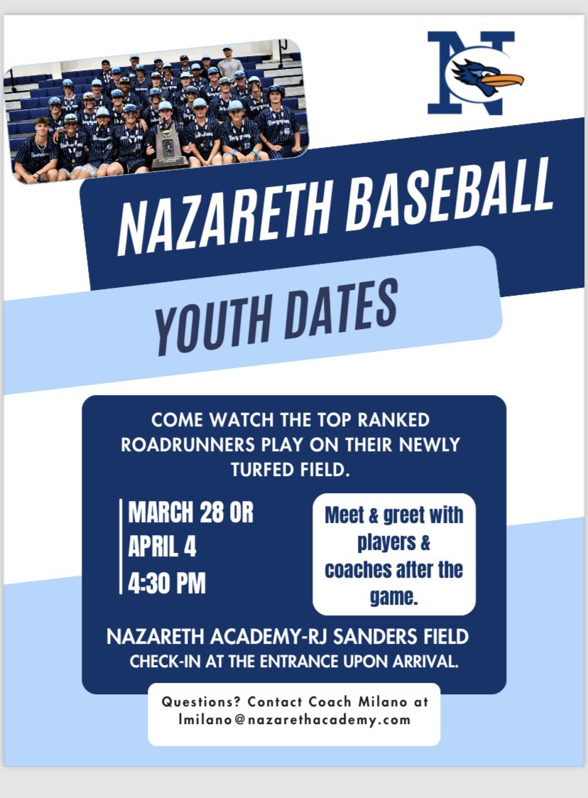 Great opportunity to watch some great baseball! @Baseball_Naz