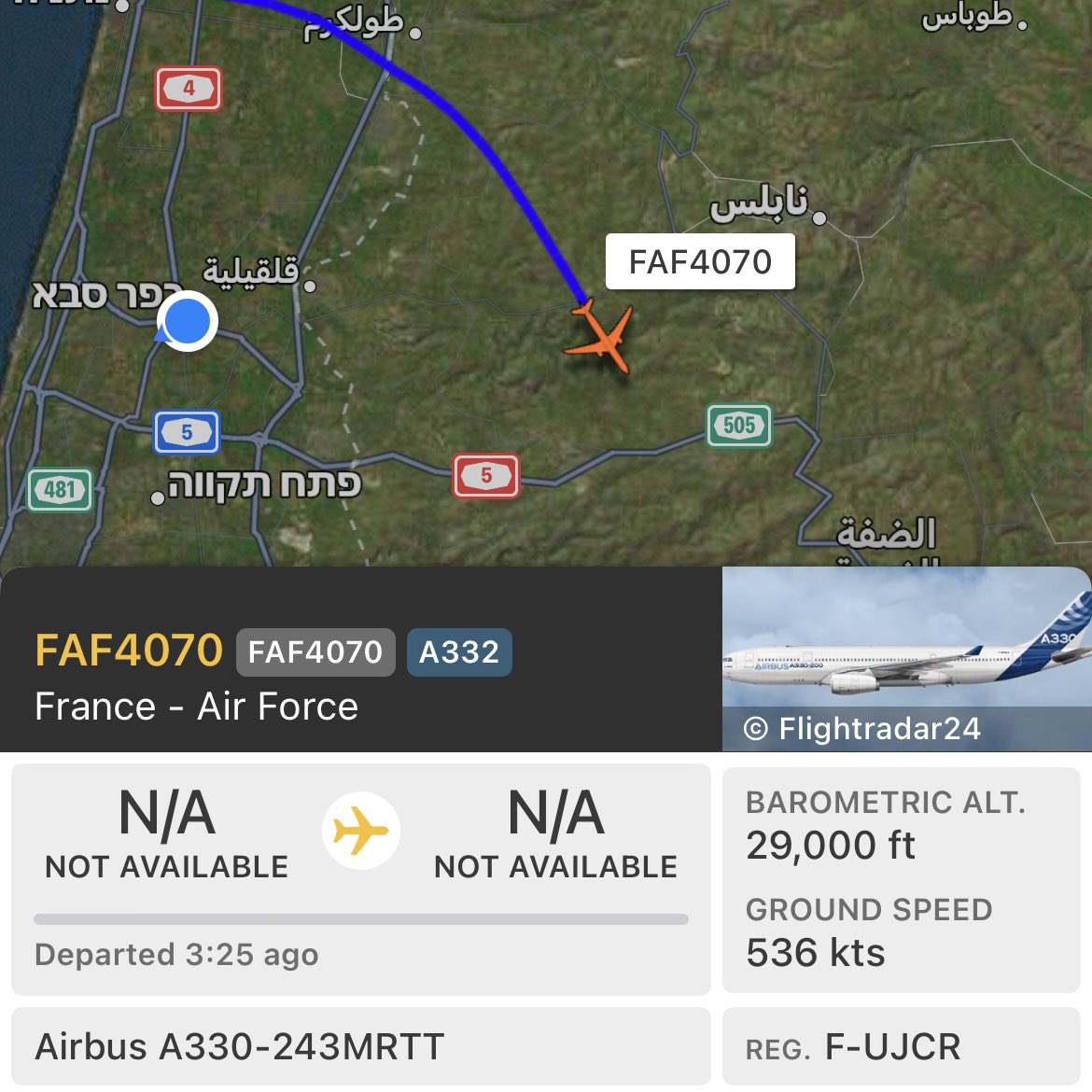 #FranceAirForce #Tanker #Airbus #A330mmrt reg. #FUJCR as #Flight FAF4070 with a friend at FL290
#airforce #avgeek #militaryaircraft #armeedelair #planespotting <a href="/AirbusDefence/">Airbus Defence</a>