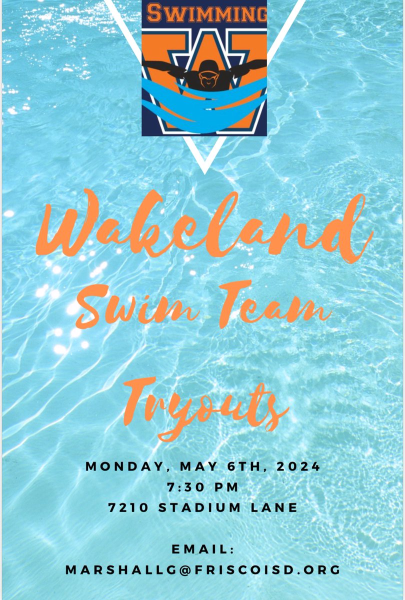 Come join the swim team! 🟠🔵🌊🏊‍♀️🏊‍♂️