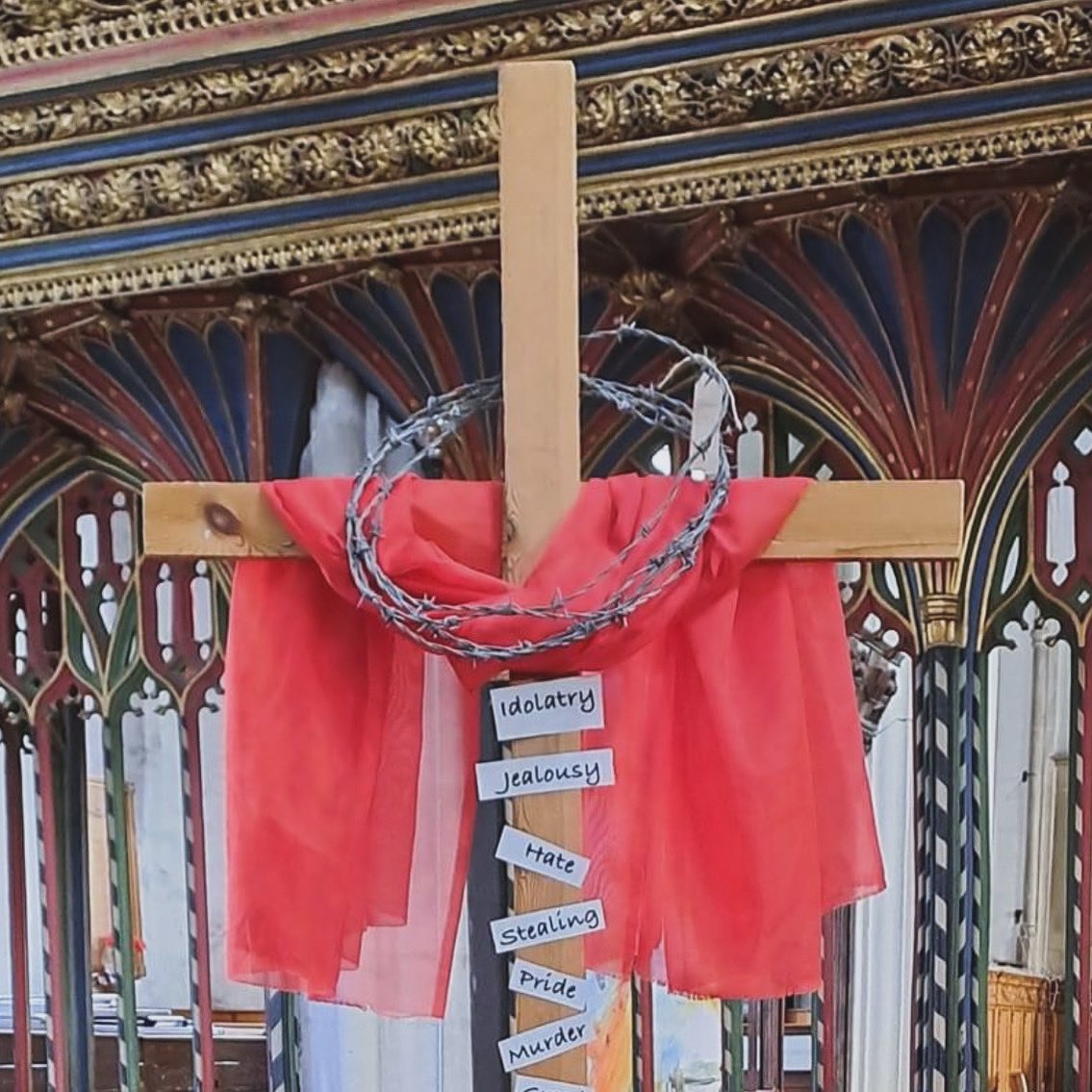 It’s Holy Week 2024 and my local church has displayed this for us to pray and remember what our Lord went through / teaches us and why this week is special 🙏

#HolyMonday #HolyWeek #Christianity #MentalHealthAwareness #MondayMotivation