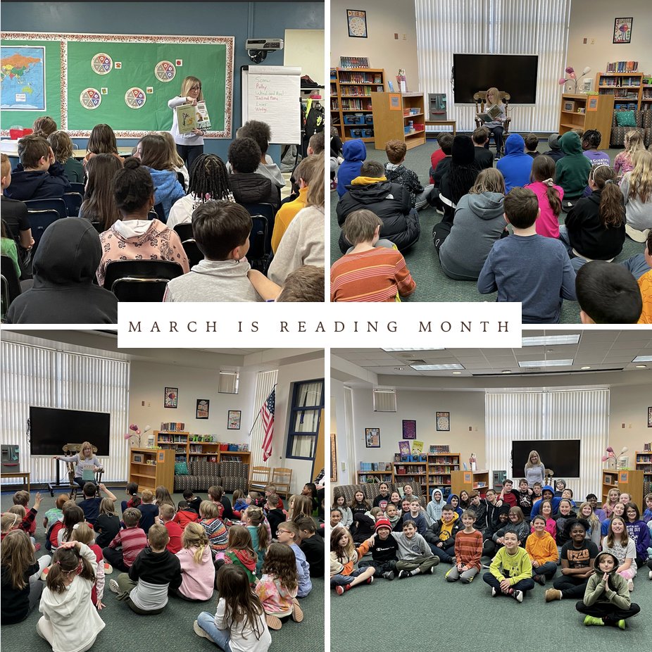 So fun reading with students at Schalm Elementary in Clawson. They were so polite and curious.

I've engaged with hundreds of students during #MarchisReadingMonth, I'm here to tell you that your kids are wonderful! 
#thekidsarealright #clawsonmi