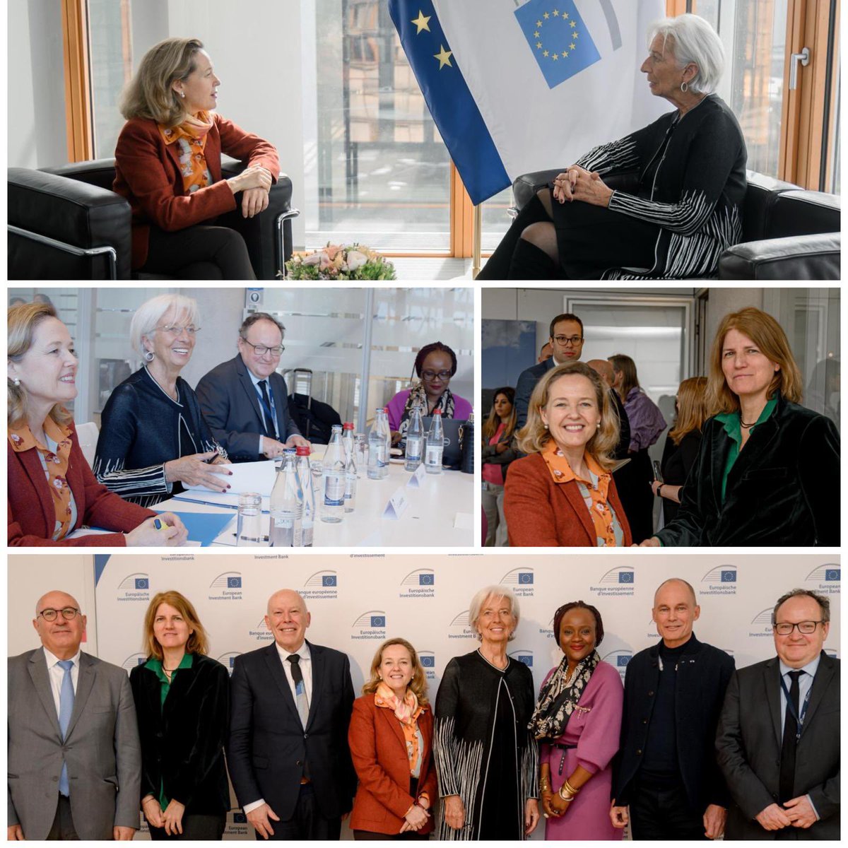 Excellent discussion at the @EIB #Climate & #Environment Advisory Council, chaired by Christine @Lagarde, on investments for the clean energy transition, climate adaptation and mitigation, carbon pricing and strengthening advisory services for green projects.