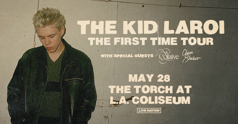 JUST ANNOUNCED ⚠️ The Kid LAROI is bringing The First Time Tour 2024 with special guests glaive and Chase Shakur to The Torch on Tuesday, May 28! Tickets on sale this Friday, March 29 at 10am 🕙 ticketmaster.com/event/0A006075…