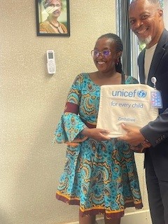 Fruitful meeting held between @UNAIDS_Zim and incoming @UNICEFZIMBABWE representative.