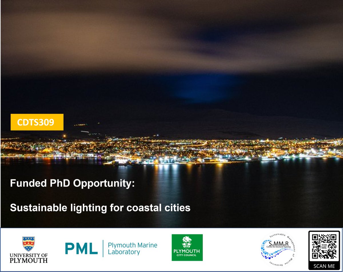 CDT SuMMeR (@cdt_summer) on Twitter photo 📢 Interested in how artificial light in coastal areas might affect marine organisms and the ecosystem? Check out this second chance to apply for a funded PhD opportunity with <a href="/ThomasWDavies/">Thomas Davies</a> @LitCoasts <a href="/PlymUni/">University of Plymouth</a> . Info about the project & how to apply 👉tinyurl.com/CDT-SuMMeR-Stu… 📢 Interested in how artificial light in coastal areas might affect marine organisms and the ecosystem? Check out this second chance to apply for a funded PhD opportunity with <a href="/ThomasWDavies/">Thomas Davies</a> @LitCoasts <a href="/PlymUni/">University of Plymouth</a> . Info about the project & how to apply 👉tinyurl.com/CDT-SuMMeR-Stu…