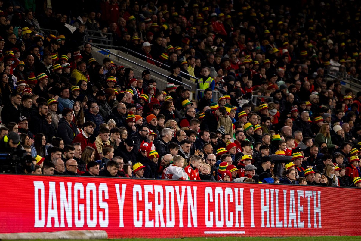 Did you spot our @theredcardwales messaging around the stadium Thursday night? 🟥 There's no place for Racism or any forms of discrimination in our game across Cymru ❌🏴󠁧󠁢󠁷󠁬󠁳󠁿 #PAWB #TogetherStronger