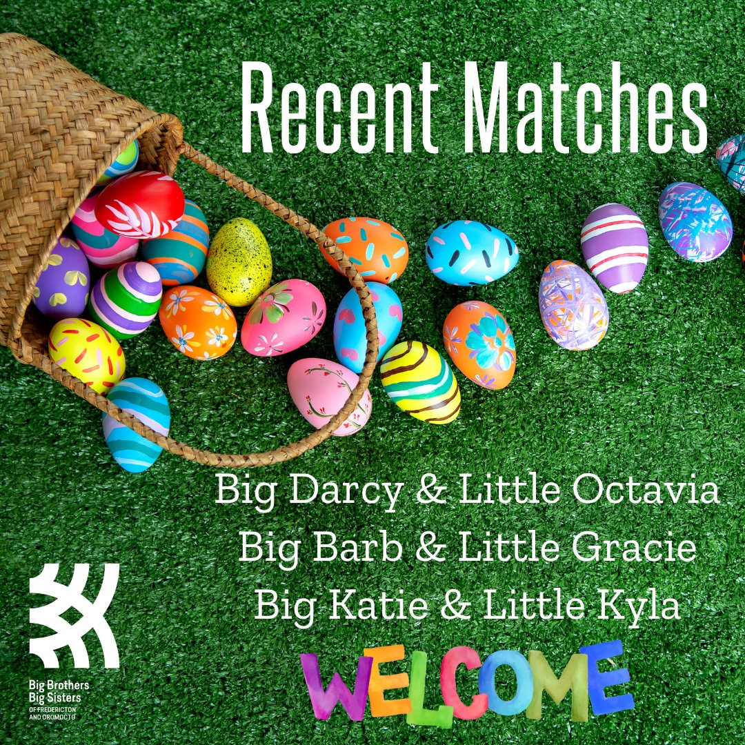 A warm welcome to Bigs Darcy, Barb and Katie who volunteer as mentors to Littles Octavia, Gracie and Kyla, respectively. Mentoring = making a difference @BBBSFreddyOromo. Interested in mentoring? Training provided! Contact us at: bit.ly/BBBSFvolunteer or call 506-458-8941.