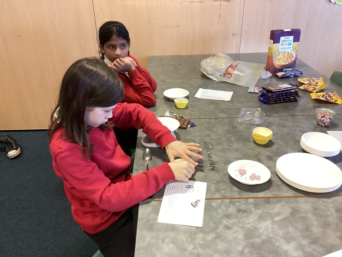 P6 enjoyed baking Easter Egg baskets last week. They were developing on their numeracy skills by weighing and measuring all the ingredients required. #readyfortomorrow
