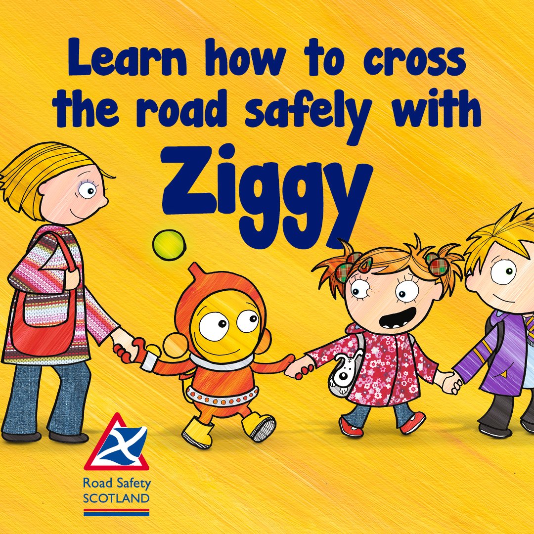Learn how to cross the road safely with Ziggy! Bring your wee ones to Silverburn on 8 and 9 April for a FREE storytelling show about Ziggy the alien 🚀🌎. All earthling children will get FREE goodies! For Ziggy games and stories visit bit.ly/ziggy-online 🚗 #GoSafeWithZiggy