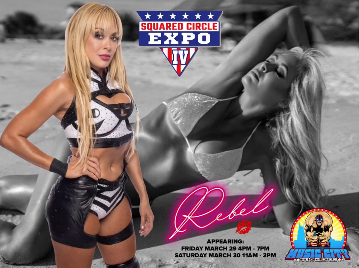 It’s #SCX week! 

Meet <a href="/RebelTanea/">REBEL</a> this Friday and Saturday at <a href="/SquarCircleExpo/">SquaredCircleExpo</a> courtesy of <a href="/MusicCityToys/">Music City Toys & Collectibles</a>! It’s going to be an awesome weekend in Indy!
