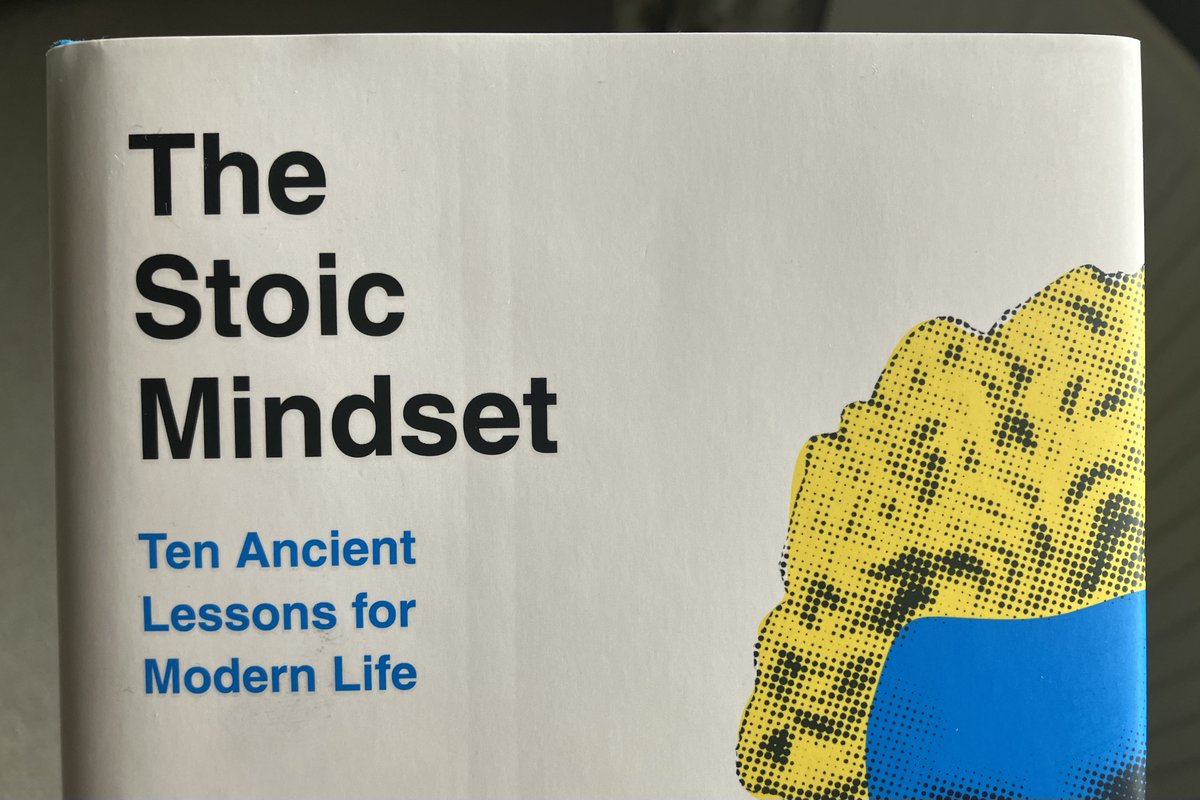 Lovely to receive an advance copy of The Stoic Mindset by @marktuitert. I've heard Mark tell his Olympic story a couple of times so looking forward to reading this.