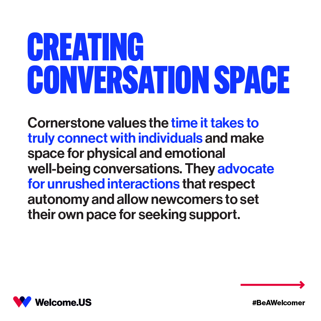 Understanding newcomers' needs helps foster mental health conversations.