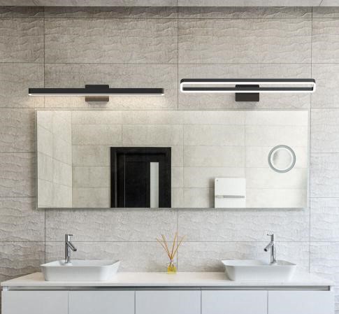 Transform your bathroom ambiance with our 24 and 36 inch twotone vanity light, featuring a stylish interplay of finishes, and complete with an elegant round canopy for a minimalist touch. #sundiallighting #vanitylight #ledvanitylight #bathroomlight