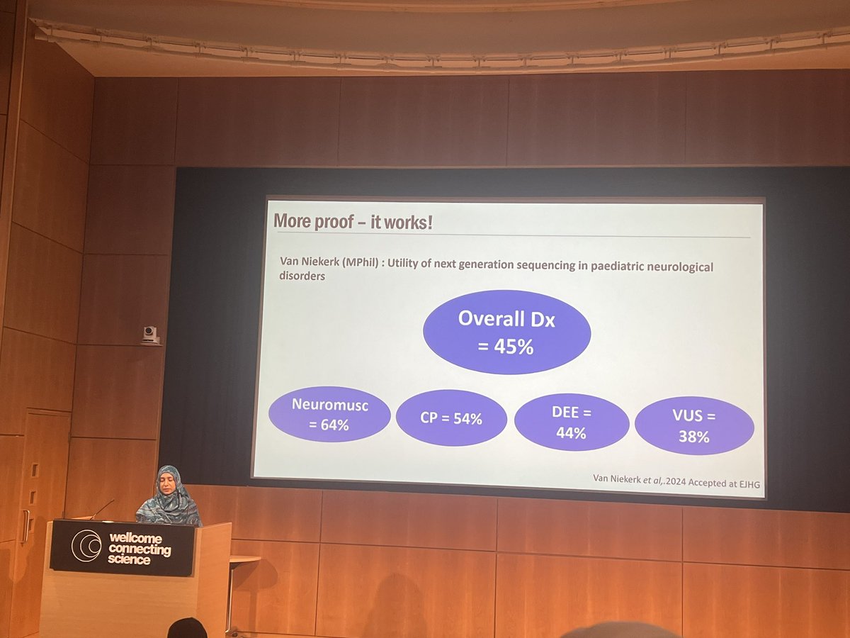 Absolutely inspiring talk by <a href="/shahida_moosa/">Shahida Moosa #StopTheGenocide</a> overcoming obstacles and difficulties with the aim to diagnose the undiagnosed. All is possible with the right vision and determination, but more human resources are needed #raredisease #undiagnosed #GRD24