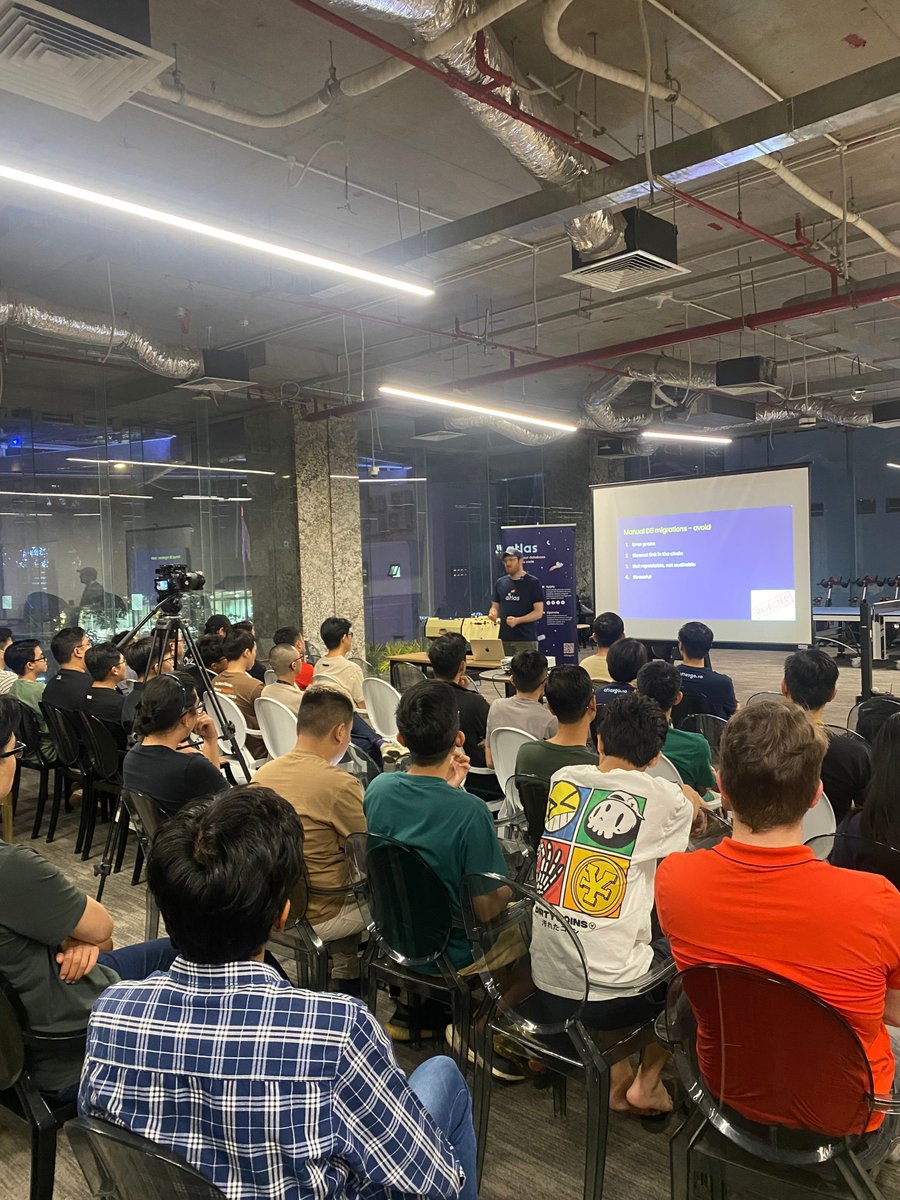 Last week we participated in the @CNCF @kubernetesio Meetup in Ho Chi Minh City. Big thanks to @vincentdesmet for hosting and giving us the chance to talk about the Atlas #Kubernetes Operator!