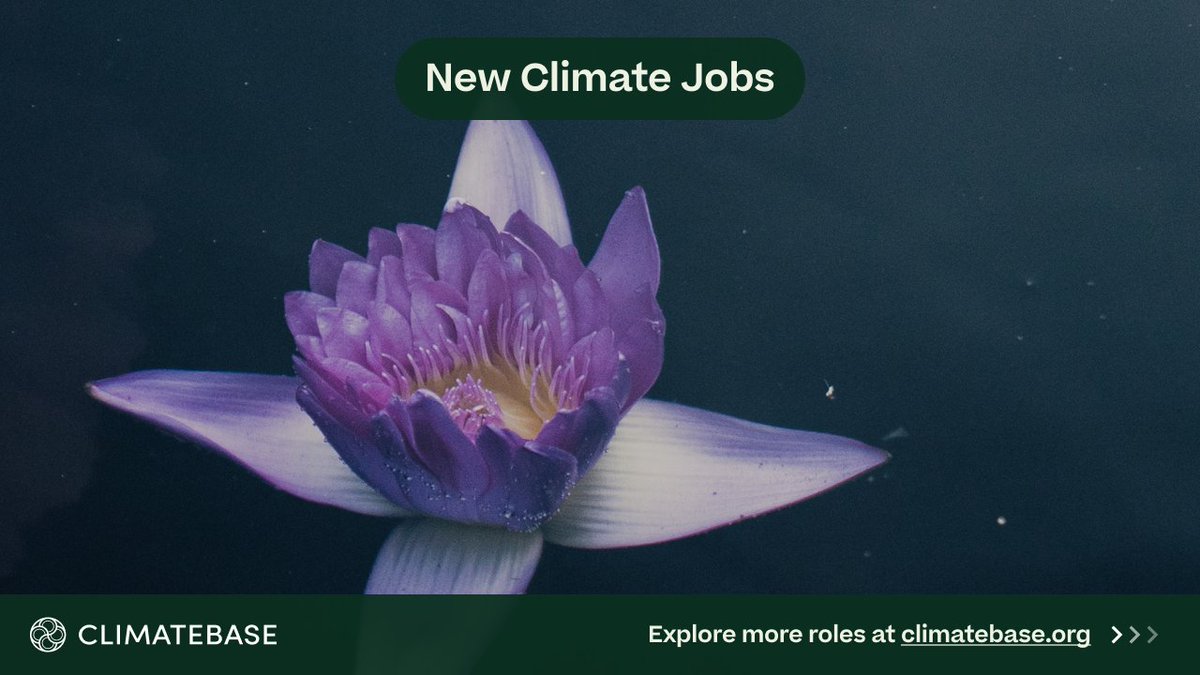 Explore this week's climate career opportunities at these innovative organizations! 🌎 Earthmover ℹ️ Tackling storage and compute challenges in deep sciences, offering innovative solutions for climate, biotech, and AI fields. 🌟 Role: Software Engineer, Platform 💼 Location:…