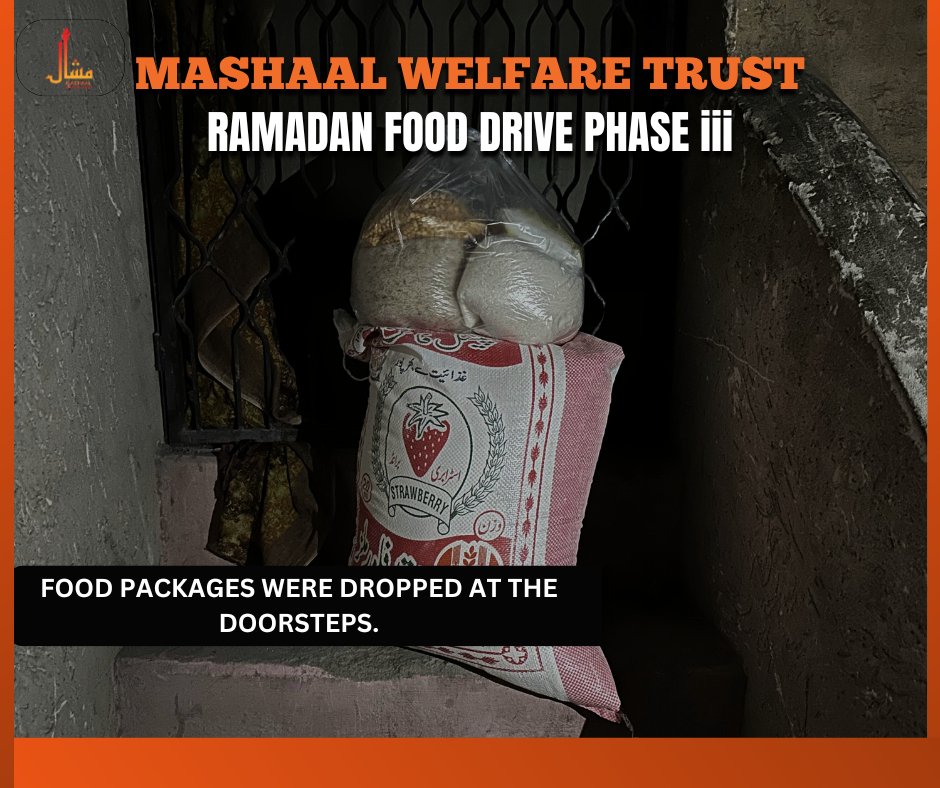 Another 53 food packages distributed by Mashaal welfare trust, let's join hands together to help more and more people