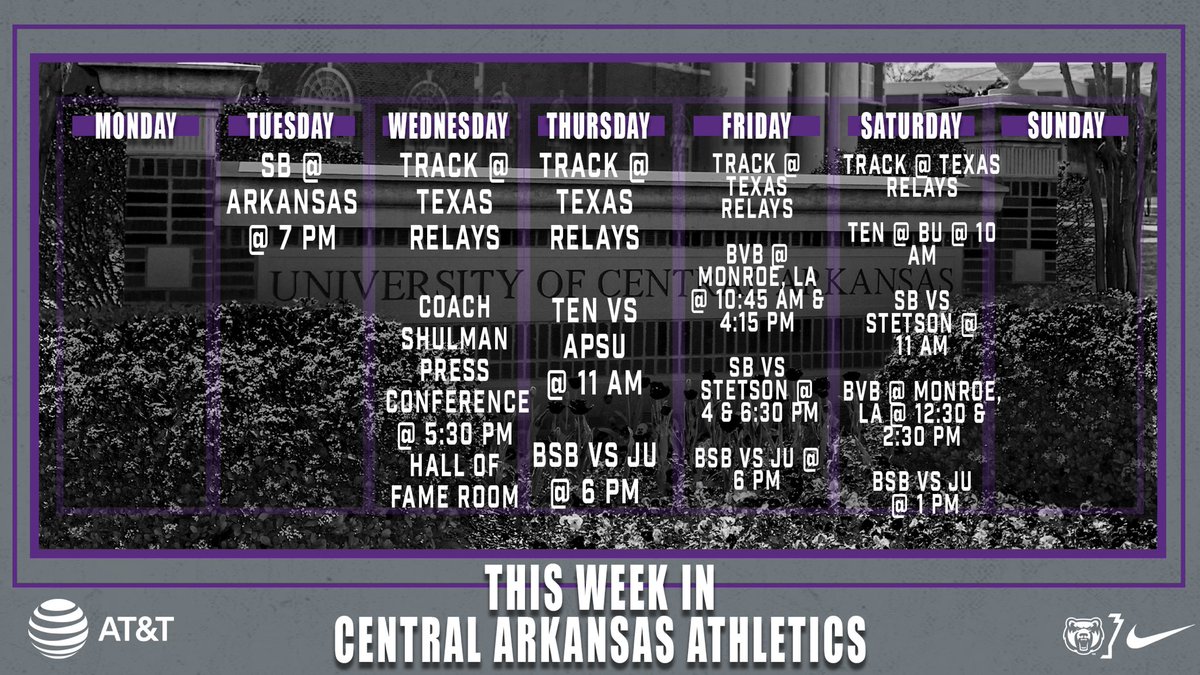 This week in Athletics presented by @ATT! #BearClawsUp