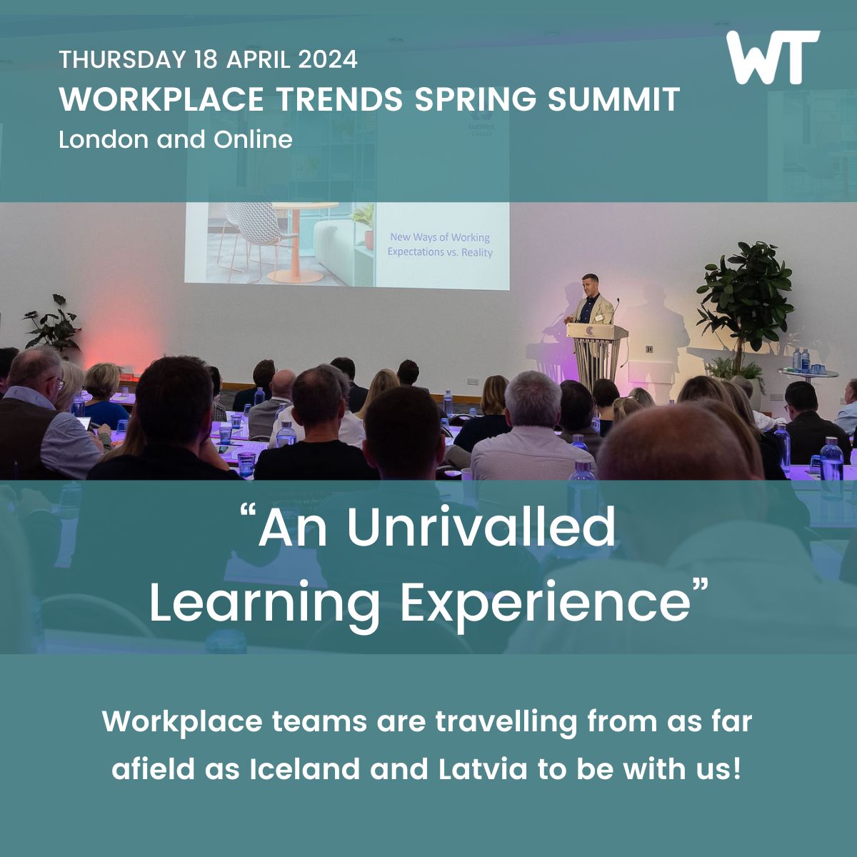 Fantastic response from our international audience! Including teams from Iceland, Lativa and Ireland all making the journey to join the #Workplace Trends Spring Summit #WTSS24 in person. Check out who you could meet there at workplacetrends.co/events/wtss24-…