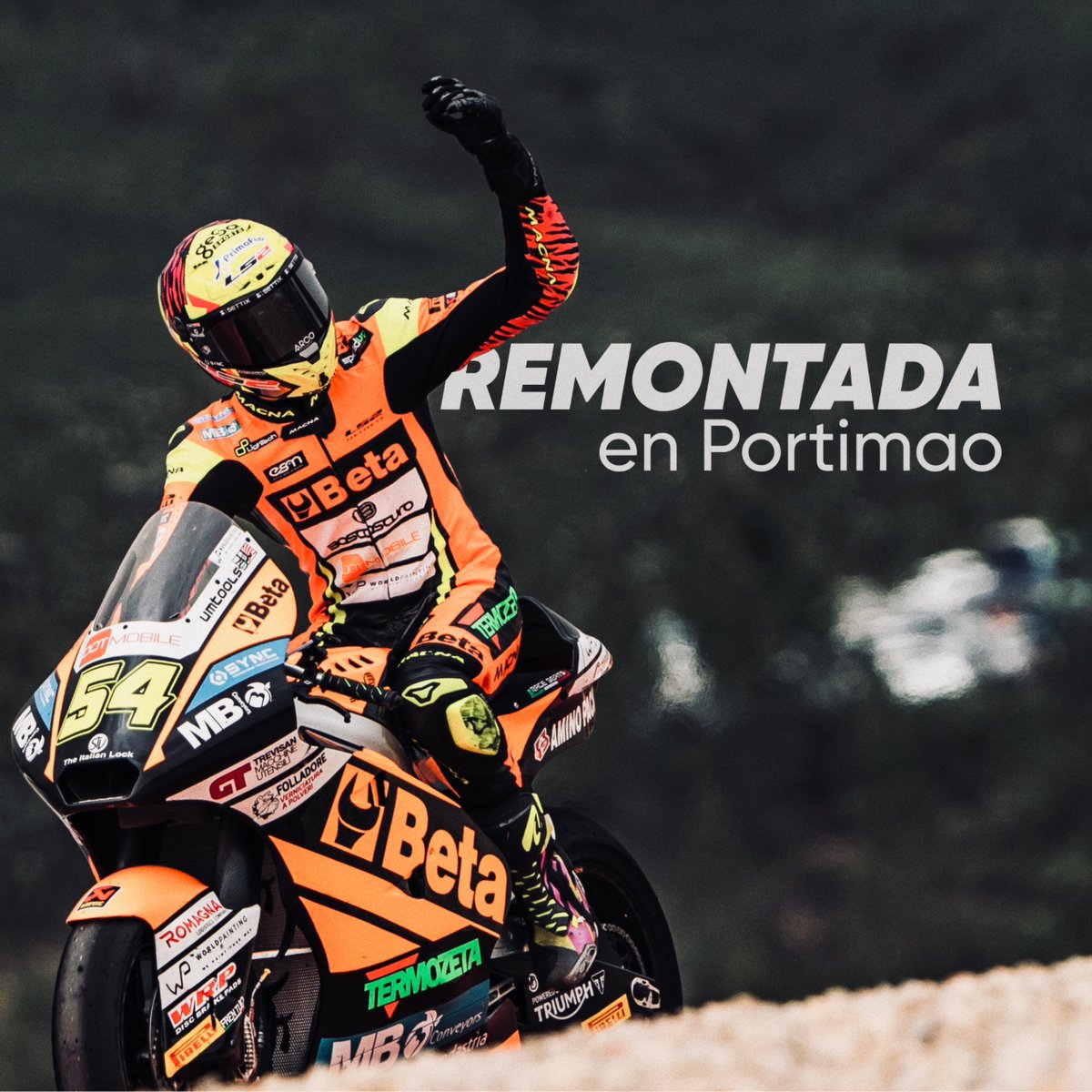 De la decimotercera a la cuarta posición 🤯🚀 Quedarse a tan solo un paso del podio no ha impedido a @Aldeguer54 acaparar toda la atención gracia a su espectacular remontada en #Portimao🇵🇹 Demostrando ser el piloto con mejor ritmo de la parrilla⚡️ 📲 gesasports.es