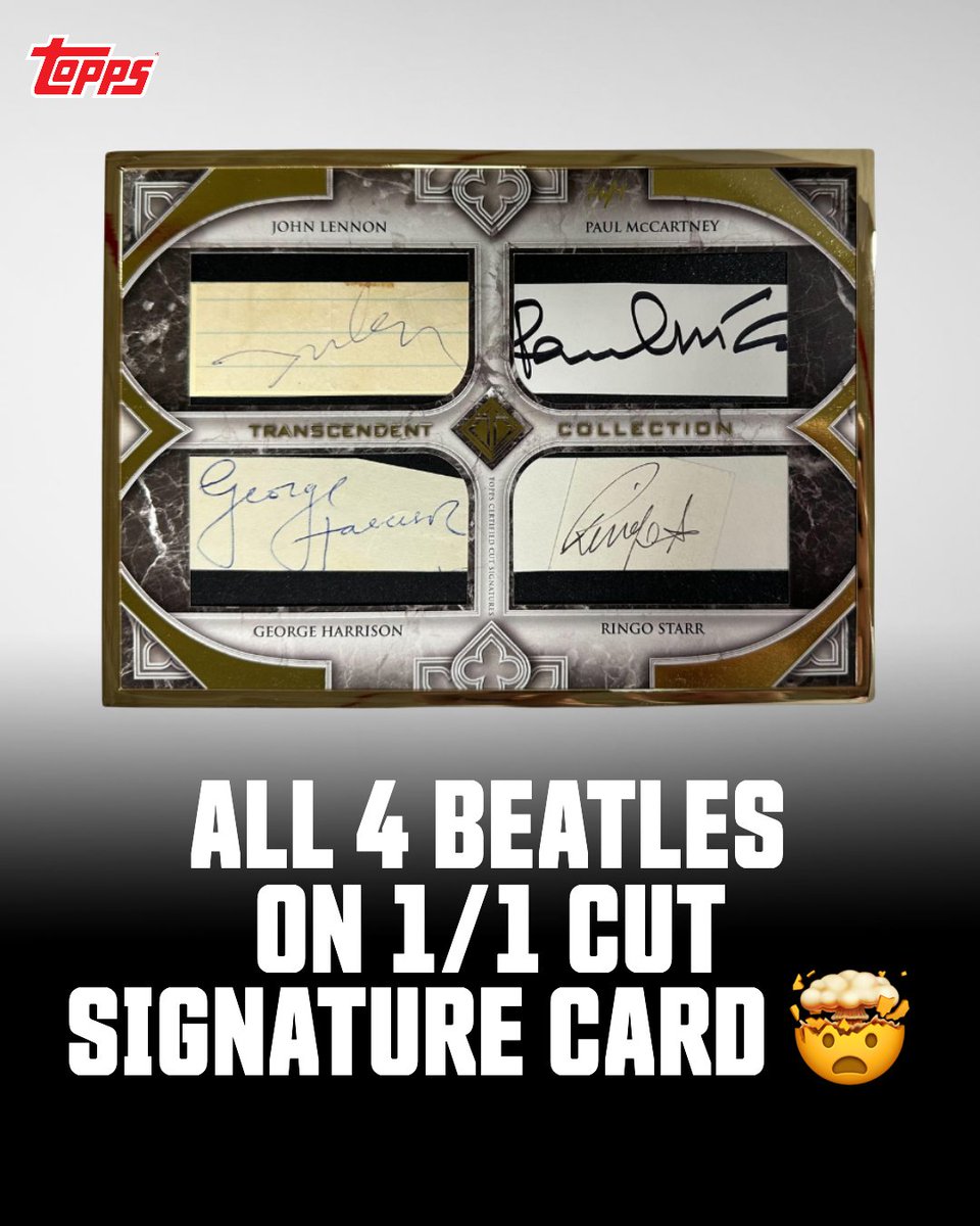 Topps's tweet image. 🎶 IMAGINE pulling this card 🎶

Chase this piece of history in 2023 Topps Transcendent!