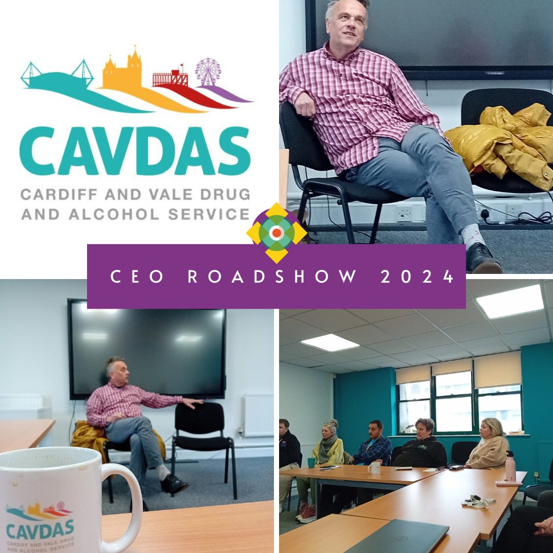 This morning our CEO @mblakebrough62 visited the @CAVDAS22 team in #Cardiff for his CEO Roadshow 2024. It was great for Martin to hear from staff about how they are getting on and share information on Kaleidoscope's organisational strategy. Thanks for all who attended!