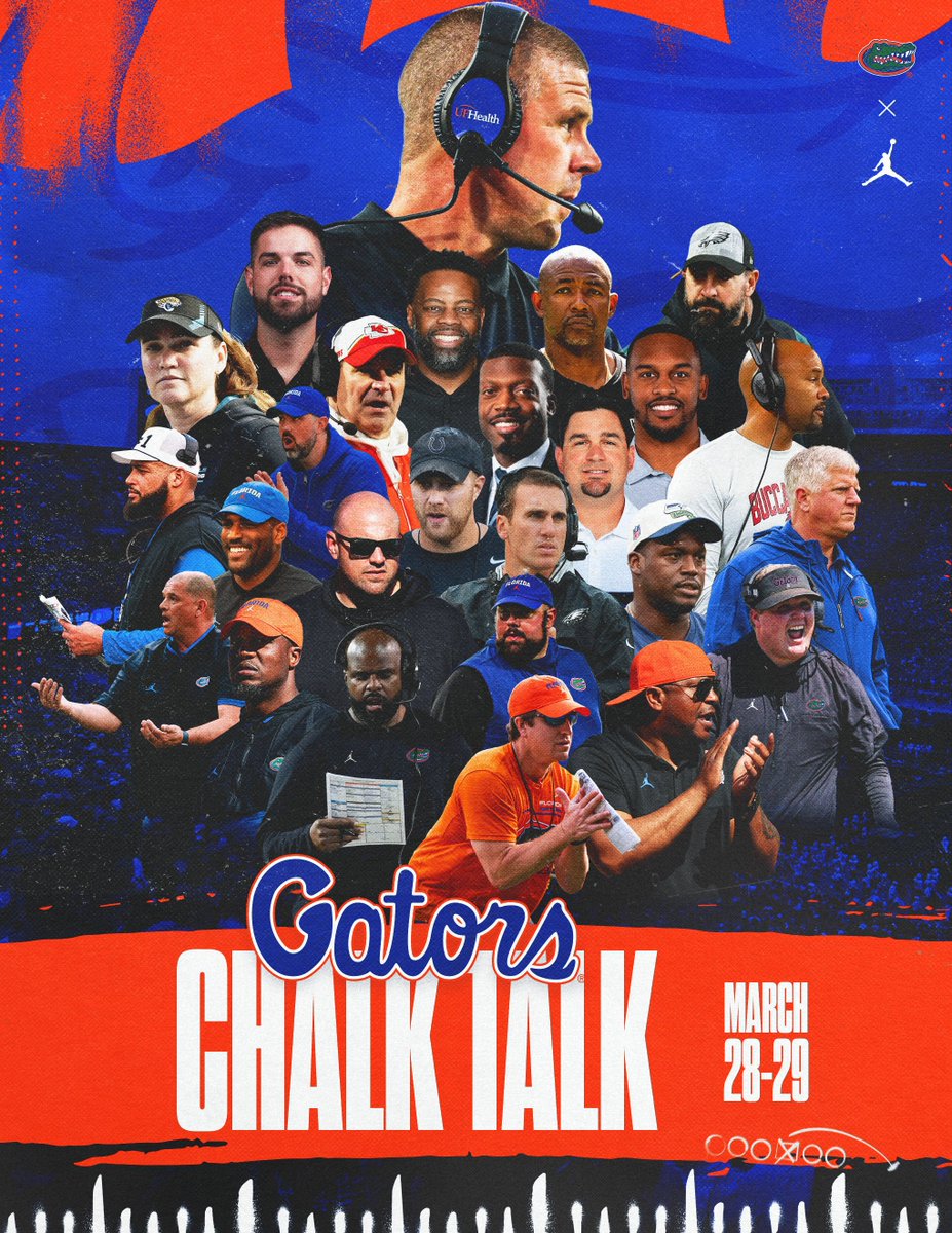 Learn from Gators Football and NFL coaches at this year’s Chalk Talk! A great lineup of speakers that you won’t want to miss! Sign up now! 🗓️ March 28-29 floridagators.com/sports/2024/2/…
