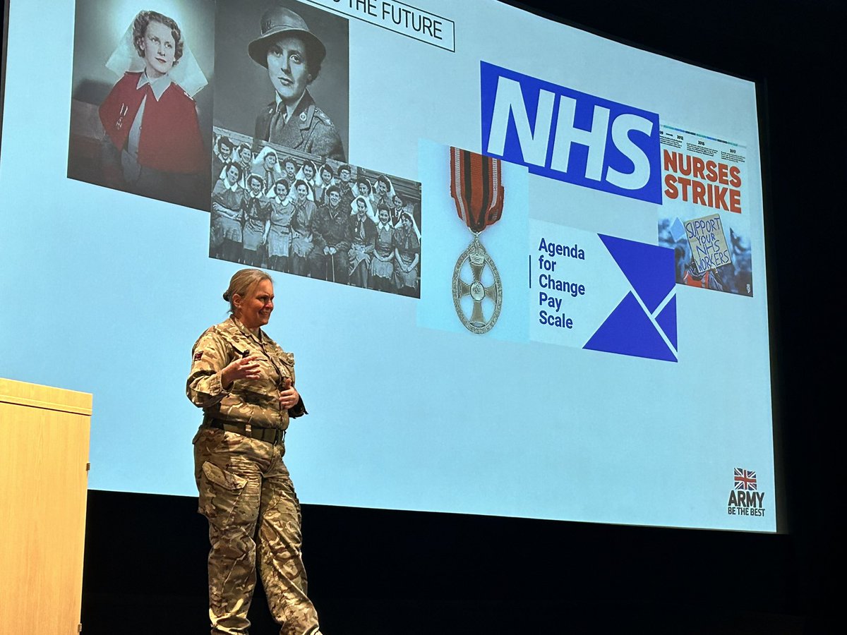 Now time for CNO(A) and SO1 Nursing to brief on Army Nursing - Looking to the Future #armynursing #bethebest