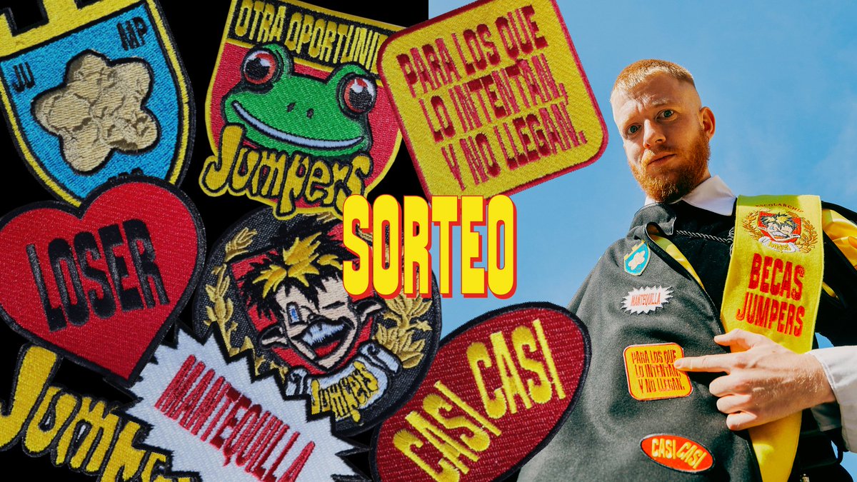 🎓🐸 SORTEAZZO 🐸🎓 

Regalamos 10 packs de parches oficiales BECAS JUMPERS. Ideales para lucir en chaqueta, mochila o capa de tuno. Participa con RT + like + mención a un amigo en comentarios. Si no te llevaste una beca, ¡al menos llévate esto!