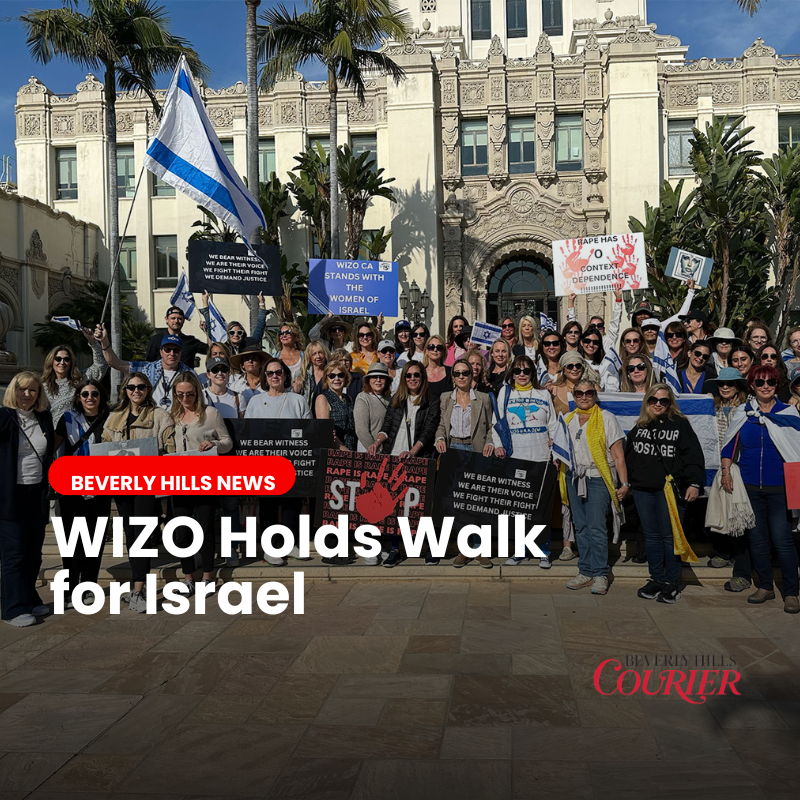 WIZO (The Women’s International Zionist Organization) California hosted a “Walk for Israel” on March 21 led by Councilmembers Lili Bosse and Sharona Nazarian. loom.ly/DyT7K0E