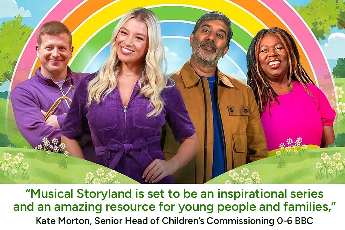 Our Musical Director @daniel_whibley composes music for new CBeebies' series: Musical Storyland. Five new episodes of Musical Storyland, composed by Daniel Whibley, are due to be aired from today, March 25, 2024. Read our latest blog: carrotproductions.com/post/our-music… @CBeebiesHQ