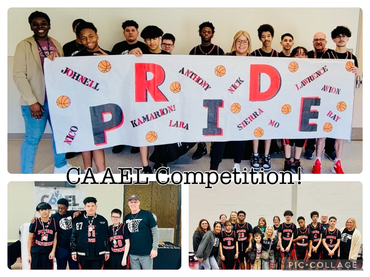 AERO PRIDE students participating in @CAAEL25’s basketball tourney were sent off with a fun-filled pep assembly! #MyAERO