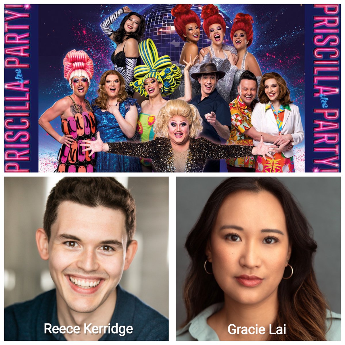 ᴀᴄᴄᴇꜱꜱ ᴀʀᴛɪꜱᴛᴇ ᴍɢᴍᴛ (@accessltd) on Twitter photo Best wishes to Reece Kerridge <a href="/thegracielou1/">Gracie Lou</a> and @graciemlai for the official opening night of <a href="/priscillaparty/">Priscilla the Party!</a> this evening. We look forward to seeing you later!
Casting By: <a href="/dobcasting/">Debbie O'Brien Casting</a>
priscillatheparty.com Best wishes to Reece Kerridge <a href="/thegracielou1/">Gracie Lou</a> and @graciemlai for the official opening night of <a href="/priscillaparty/">Priscilla the Party!</a> this evening. We look forward to seeing you later!
Casting By: <a href="/dobcasting/">Debbie O'Brien Casting</a>
priscillatheparty.com