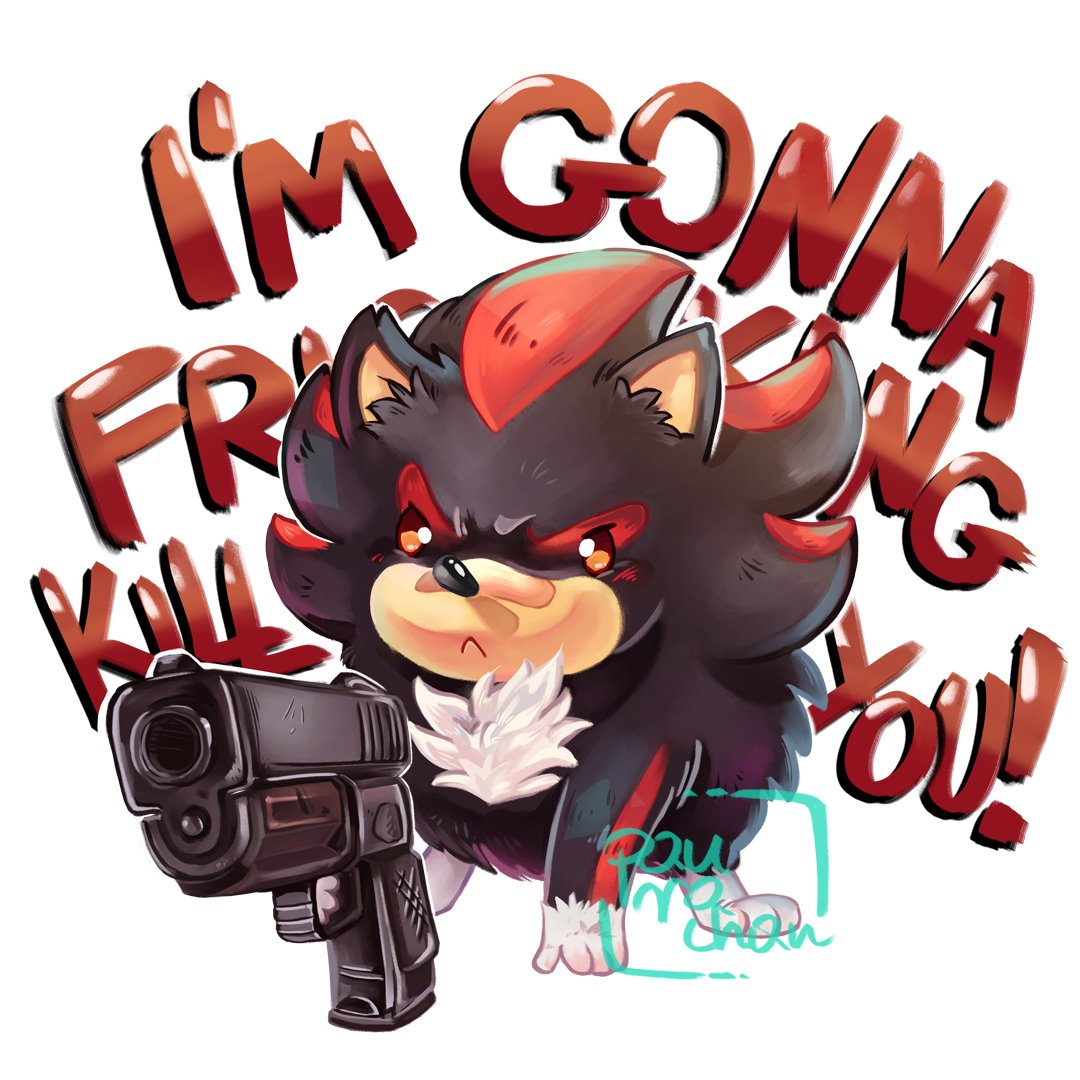 Smol edgy hedgehog with the gun, be careful 
(̵I̵ ̵d̵o̵n̵'̵t̵ ̵k̵n̵o̵w̵ ̵w̵h̵y̵ ̵I̵ ̵d̵o̵n̵'̵t̵ ̵p̵o̵s̵t̵ ̵m̵o̵r̵e̵ ̵o̵f̵ ̵m̵y̵ ̵a̵r̵t̵,̵ ̵I̵ ̵f̵e̵e̵l̵ ̵t̵h̵a̵t̵ ̵s̵o̵m̵e̵t̵h̵i̵n̵g̵ ̵s̵t̵o̵p̵s̵ ̵m̵e̵ ̵w̵i̵t̵h̵i̵n̵ ̵m̵e̵)̵

#ShadowTheHedgehog #edgyhedgehog #fanart  #smol