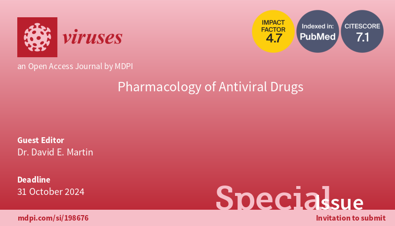 📢Don't miss out! Contribute to our latest Special Issue, and play a vital role in shaping the future of antiviral therapy. 👉Explore further details here: mdpi.com/journal/viruse… #Virus #ResearchPapers