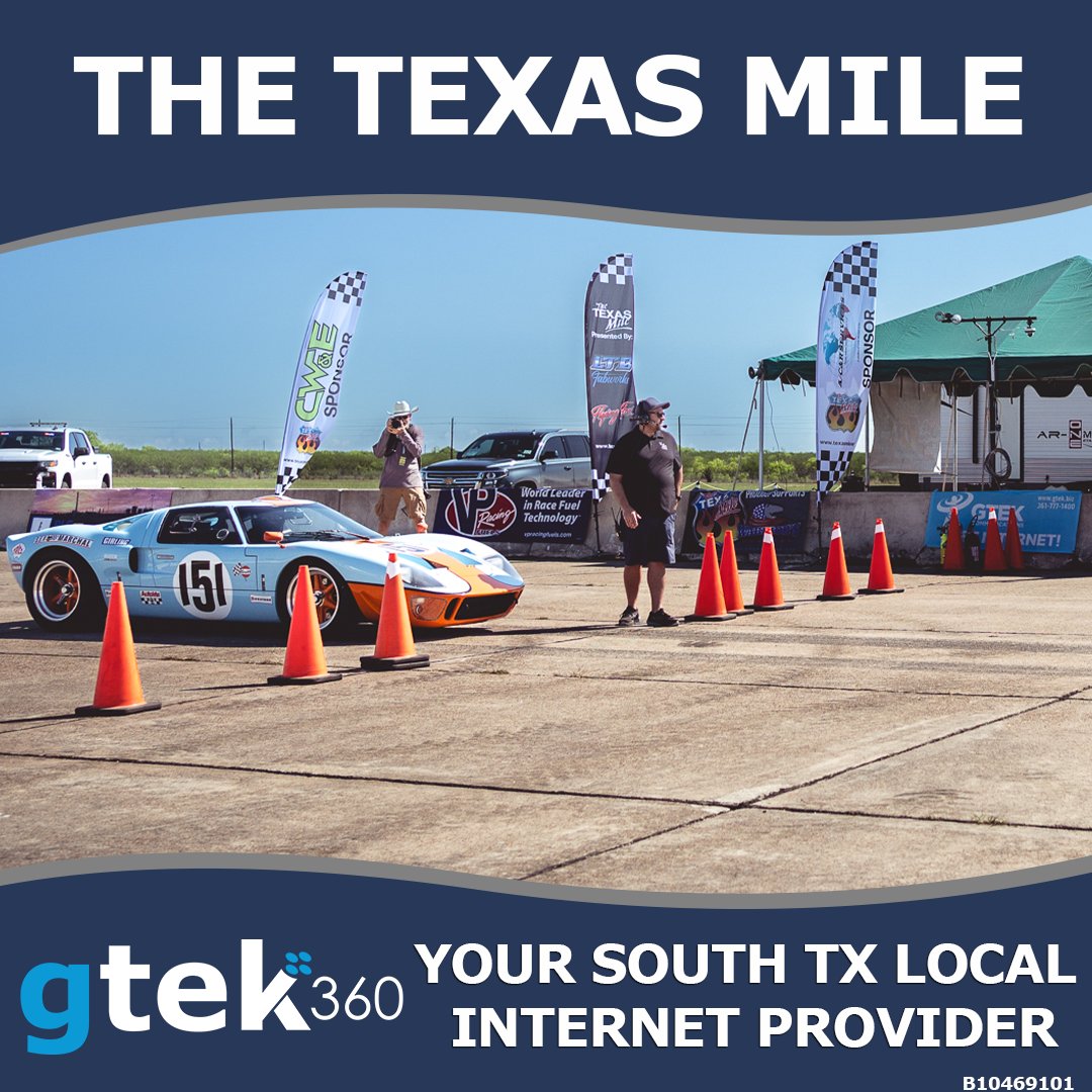 GtekCW's tweet photo. Gtek enjoyed a fantastic weekend at The Texas Mile, supplying swift internet for speedy cars.
 #gtek360 #wirelessinternet #TheTexasMile https://t.co/PdcX2iIMxb