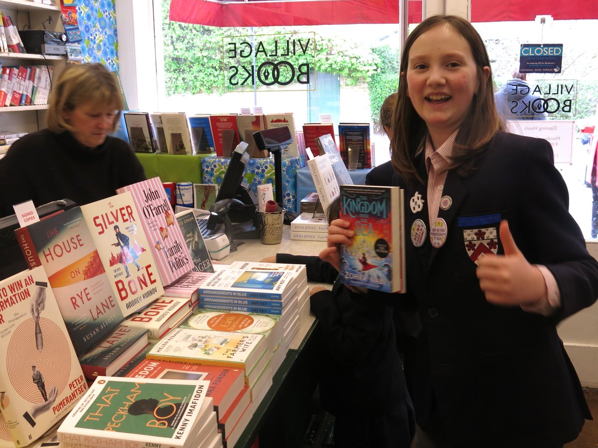 We are so lucky to have @villagebooksdul on our doorstep. Children from Library Club really enjoyed visiting today and choosing fantastic new books for our school Library. Thank you to the brilliant Hazel and Tracey for having us! #AlleynsLibrary #WeLoveBooks