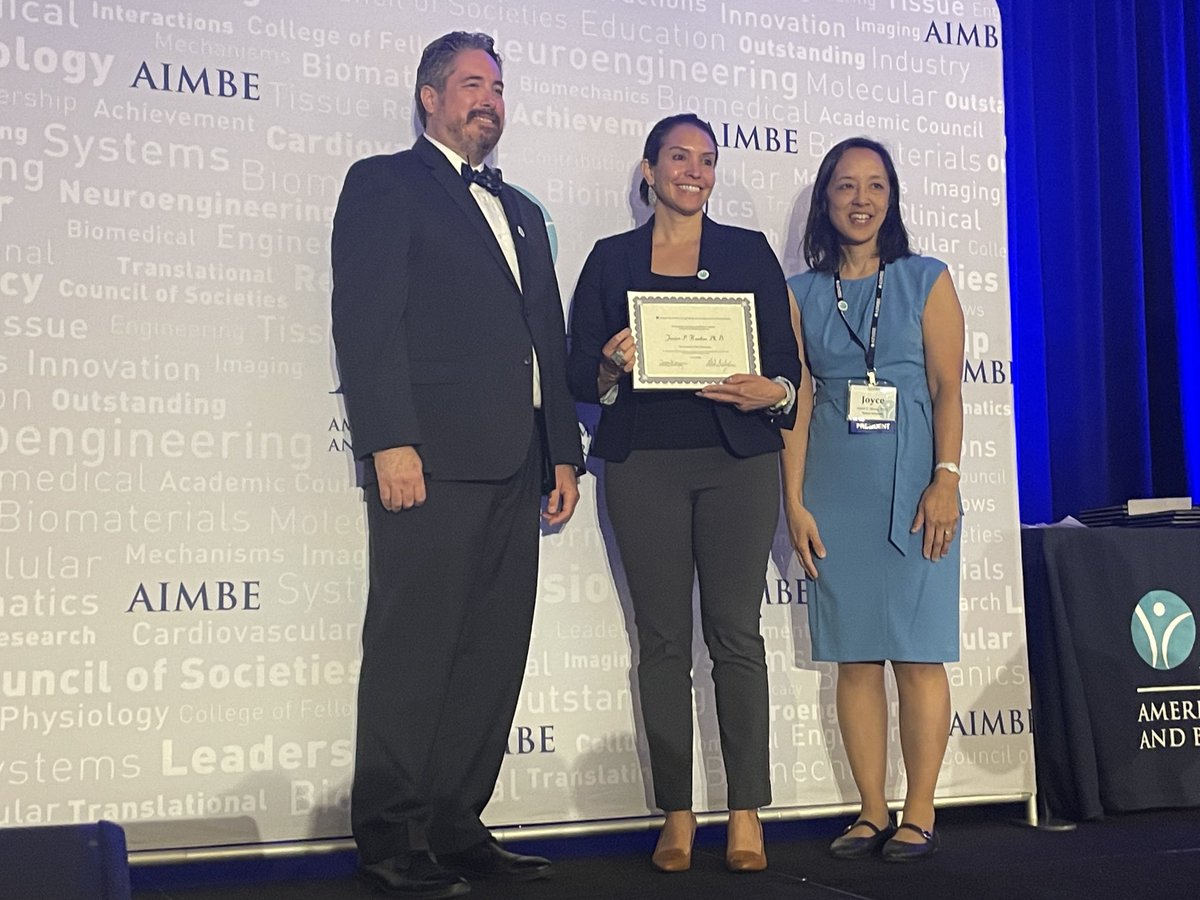 ⁦@ISAC_CYTO⁩ ⁦@aimbe⁩ Dr. Jessica Houston, ISAC president induction as a Fellow, American Institute of Medical and Biological Engineering in Washington, D.C. today.