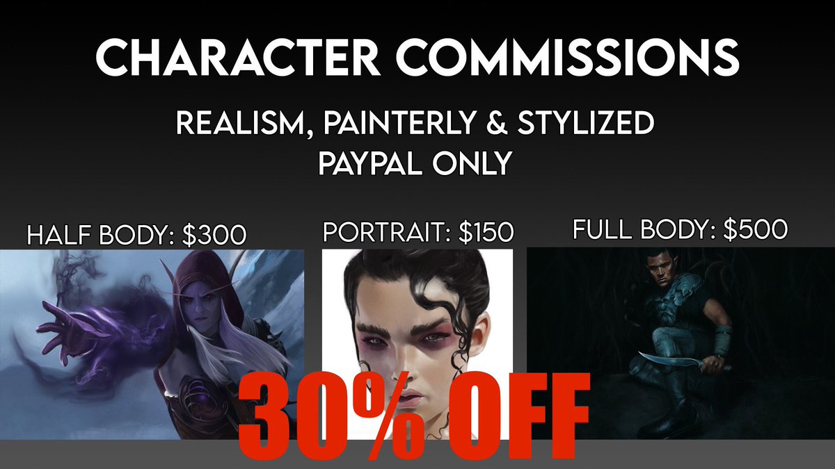 I am in a very rough spot right now, therefore i am doing an EMERGENCY SALE for all of my art serices. 30% OFF on all of art pieces. Please like/share and aid me in spreading this post. Your support is immensely appreciated!