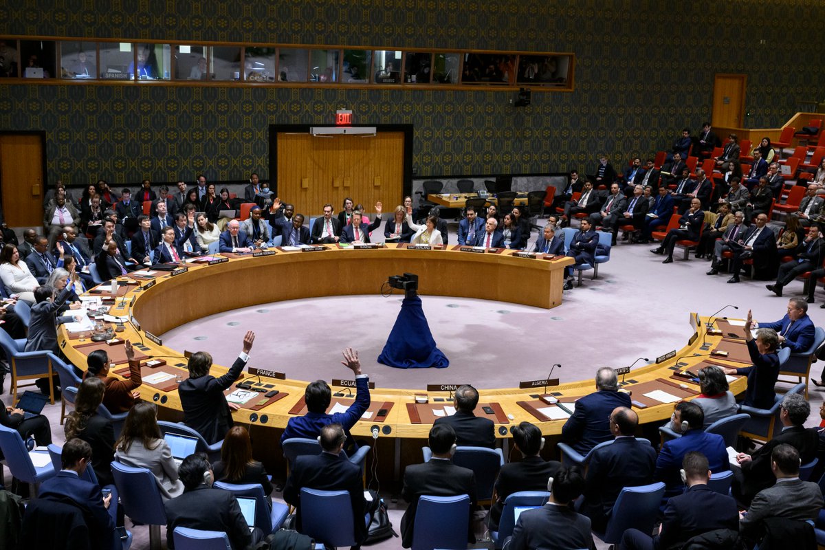 'The Security Council just approved a long-awaited resolution on Gaza, demanding an immediate ceasefire, and the immediate & unconditional release of all hostages. This resolution must be implemented. Failure would be unforgivable.' -- @antonioguterres news.un.org/en/story/2024/…
