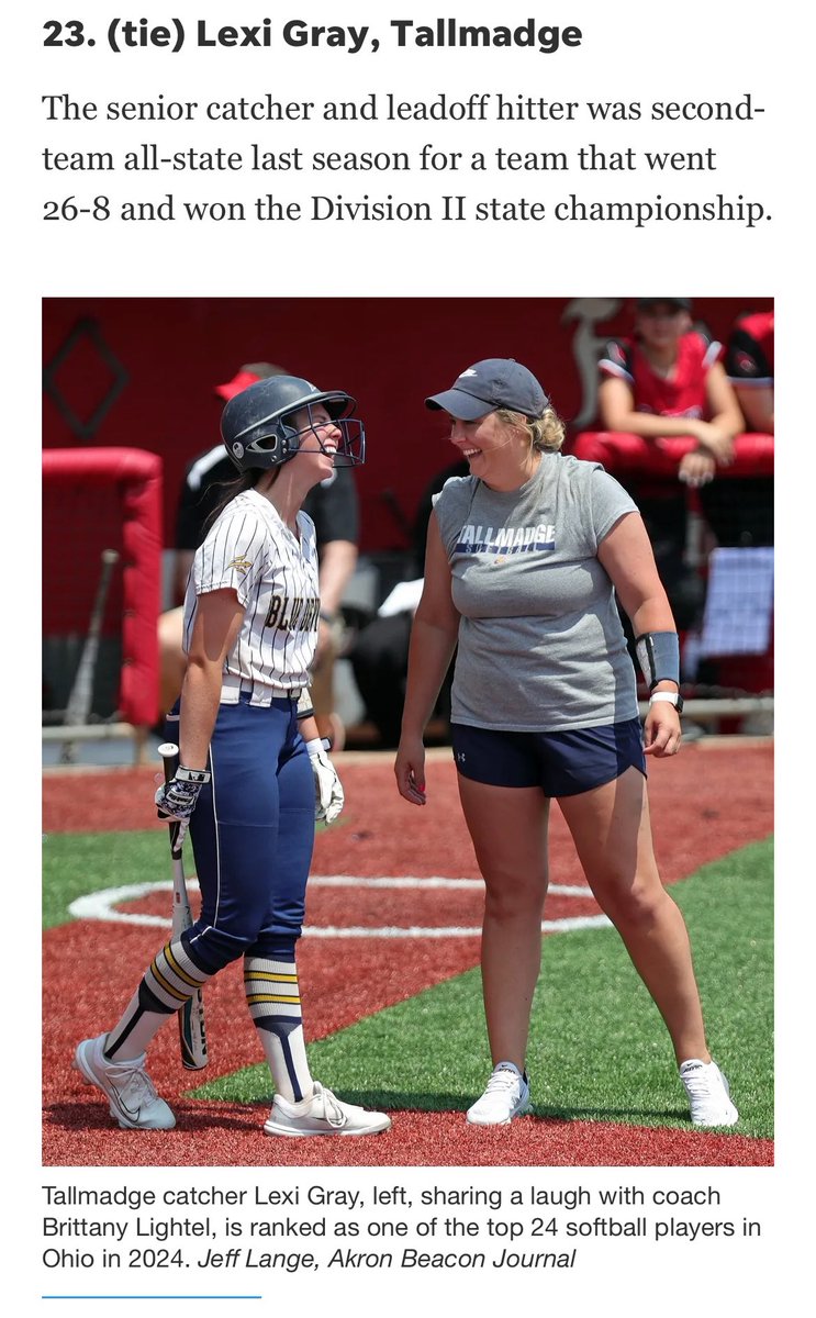 Tallmadge Softball tweet media