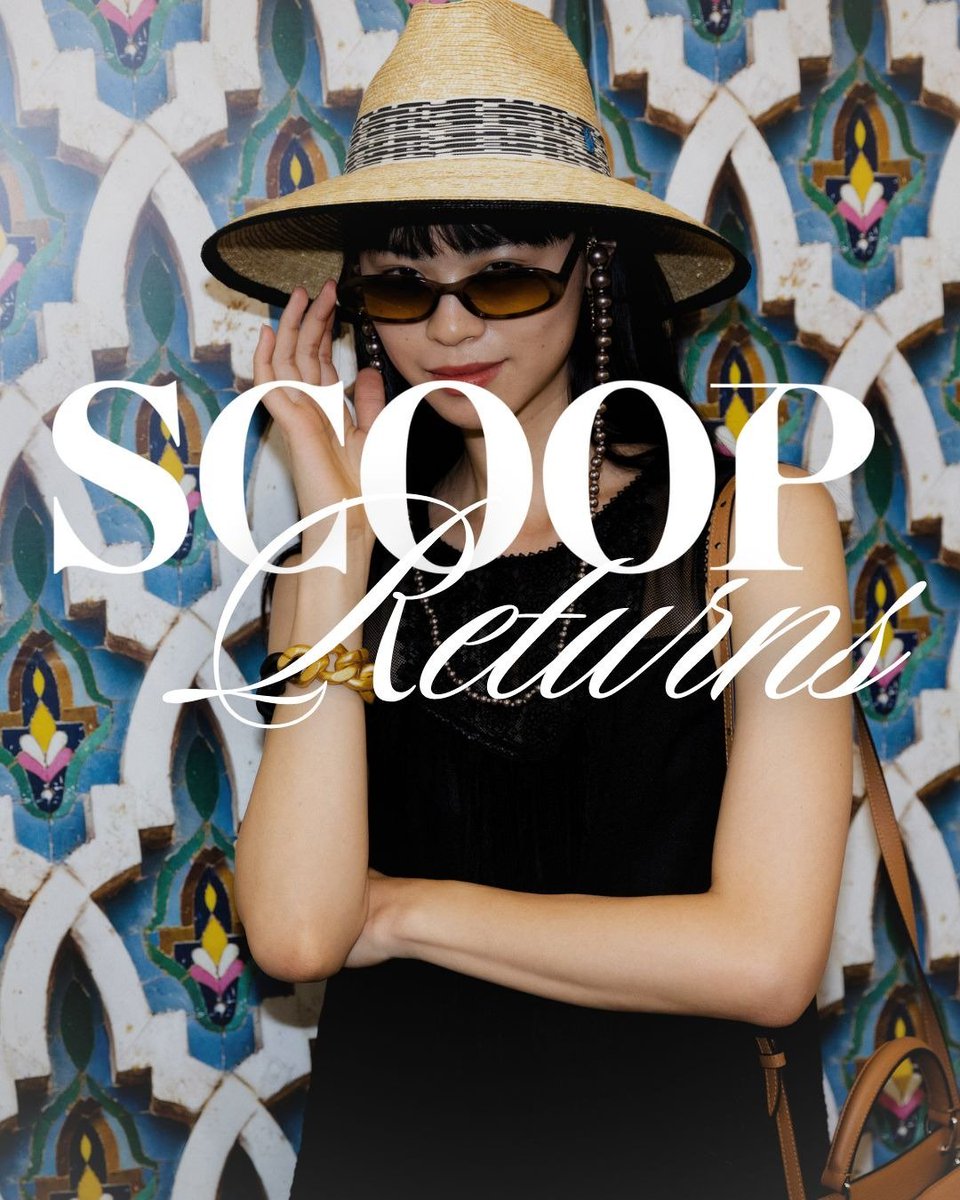 Don’t forget to mark your calendars! Scoop is returning to Olympia West, 14-16th July 2024. There’s more in store than ever before…

#scoopinternational #fashionbuyers #independentfashion #london #meetthedesigner
