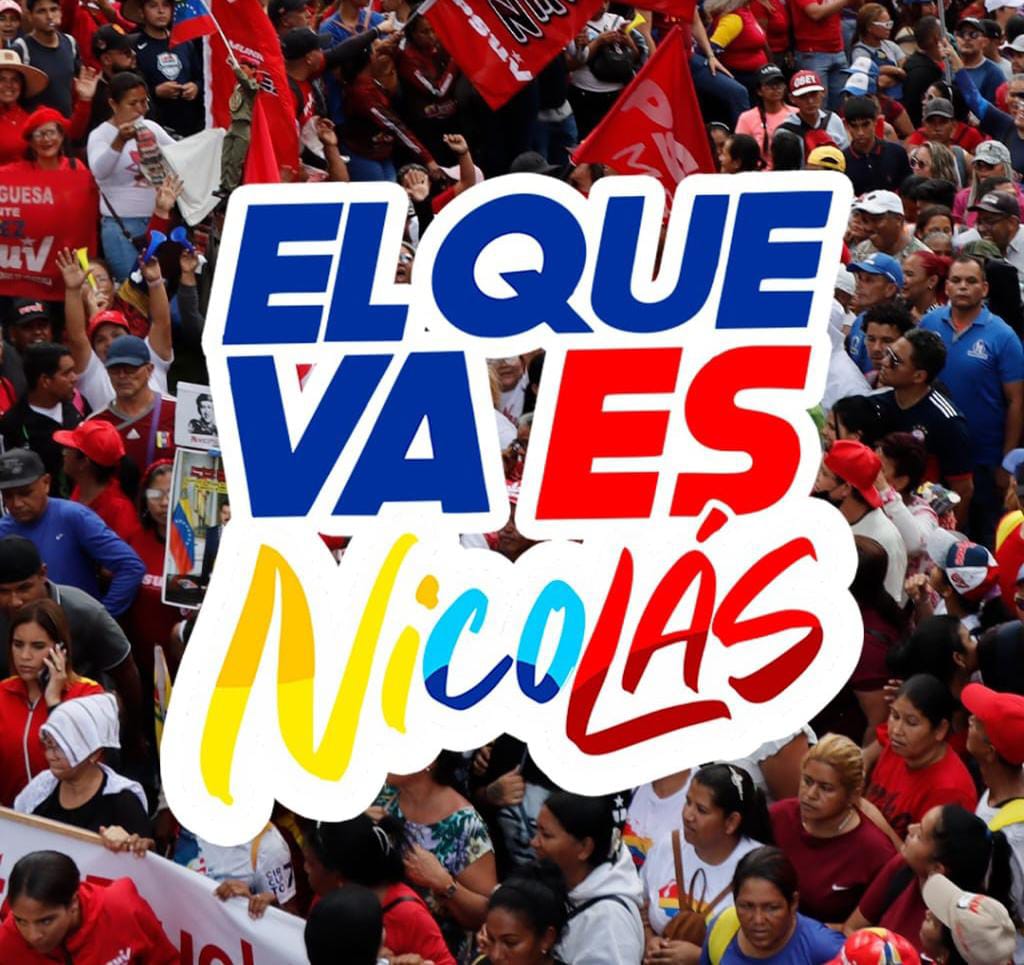 Vamos como un pueblo unido a la  moviliza a Caracas para acompañar al presidente Maduro
#AmorDeLaPatria
<a href="/NicolasMaduro/">Nicolás Maduro</a> 
<a href="/Gabrielasjr/">Gabriela Jiménez</a> 
<a href="/LaRosaInfoVE/">LaRosaInfoVE</a> 
<a href="/BrigadasCHCH/">Brigadas comunicacionales Hugo Chávez</a>