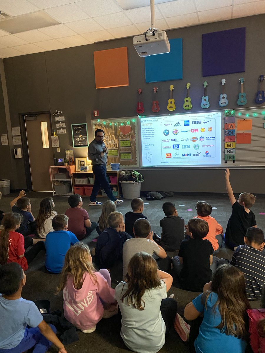 felcoronado's tweet photo. Thanks to Arturo Martinez ⁦@TCCollege⁩ for speaking to our 2nd grade during Career Day! https://t.co/Kfs7YhC2ki