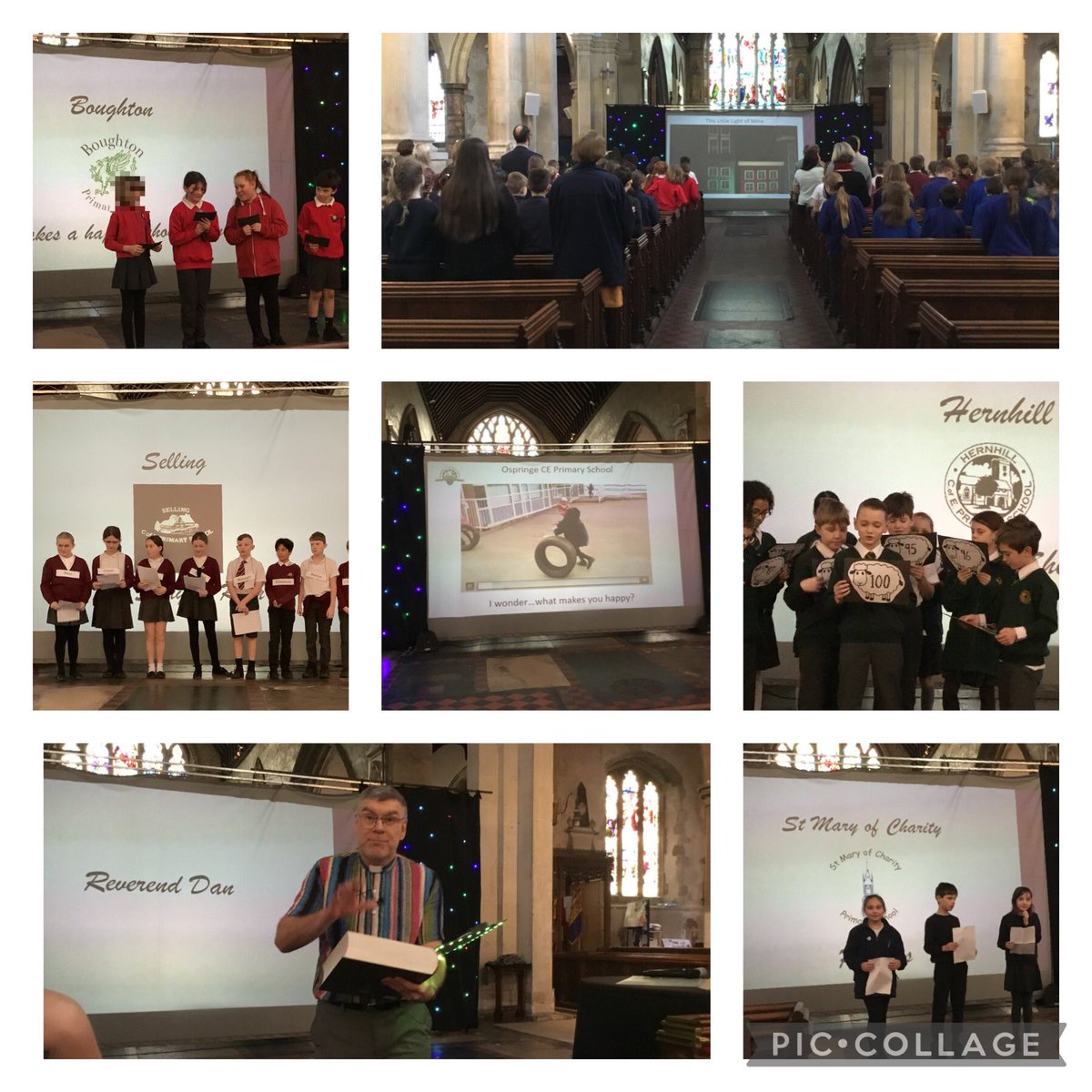 Our Year 5 enjoyed taking part in a collaboration worship with other Year 5 classes from local church schools. @Ospringeprimary @SellingCEP @SMCSprimary and Boughton-under-Blean. The focus was International happiness day. @CanterburyDio