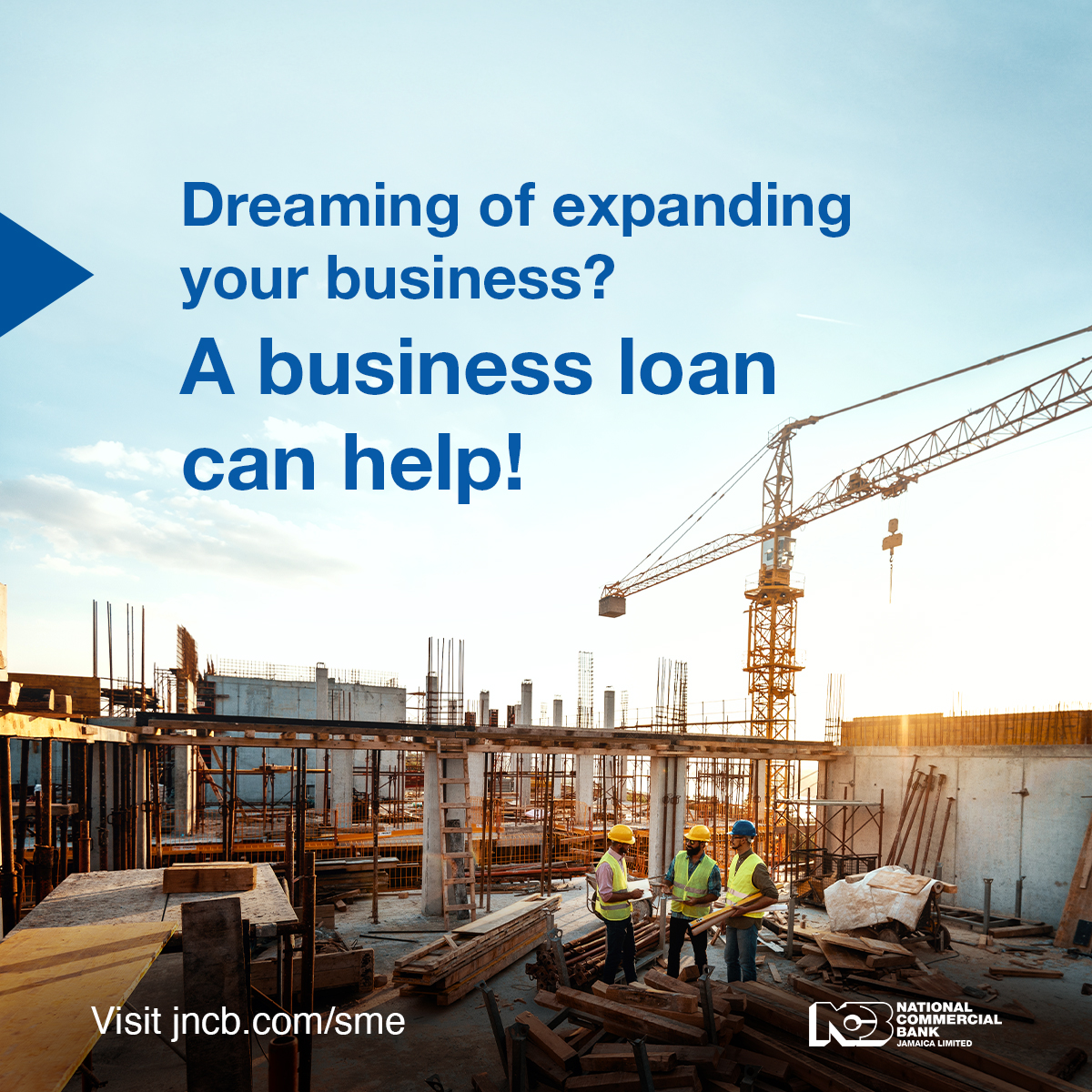 Ready to take your business to the next level? NCB offers flexible business loans to help you make your dreams a reality! Visit jncb.com/sme and get the support you need today.
